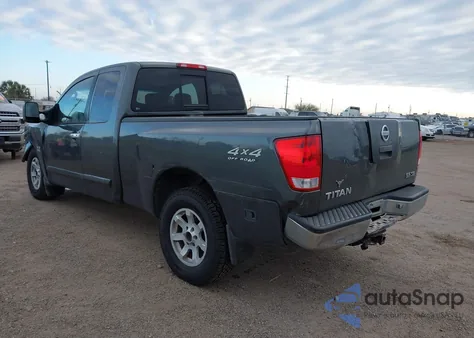 2004 Nissan Titan Se z USA, uszkodzony, nr VIN 1N6AA06B84N561885